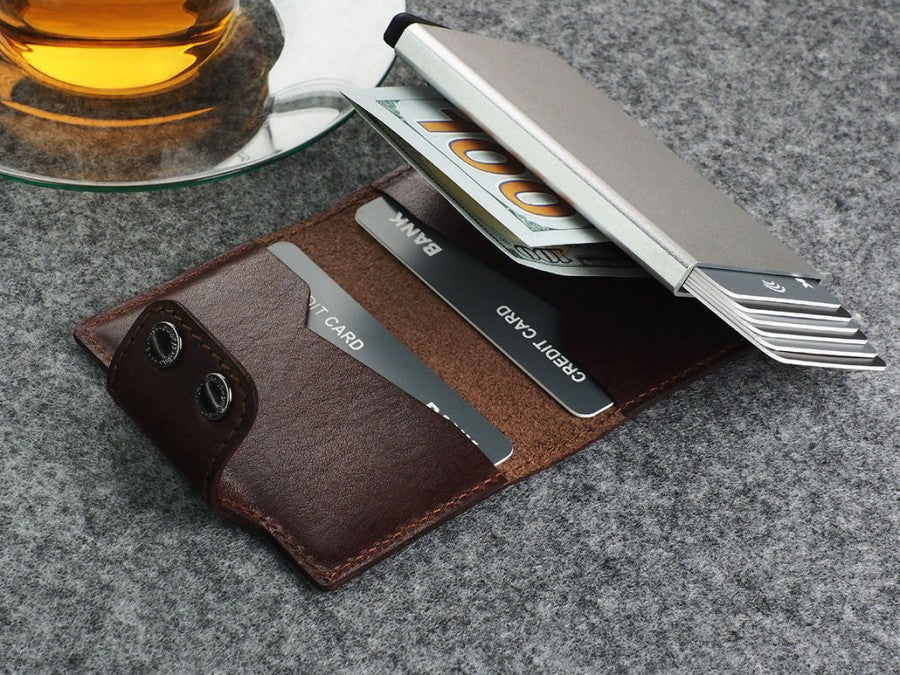 PULARYS BELLAGIO RFID Wallet - Insider Line (Nomad Leather. 8 kartu dan uang kertas)