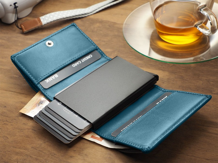 PULARYS BOSTON RFID Wallet (Italia Leather. 10 kartu dan uang kertas)