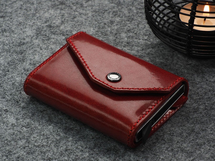 PULARYS PORTER RFID Wallet - Insider Line (Nomad Leather, 7 kartu, uang kertas, dan kantong koin)