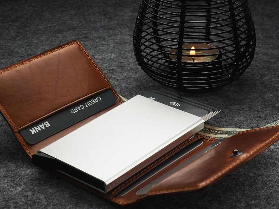 PULARYS COLORADO RFID Wallet - Insider Line (Nomad Leather, 10 kartu dan uang kertas)
