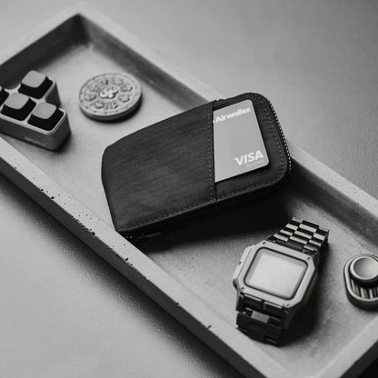 ALPAKA ZIP CARD POUCH (Card, Coins, Cash, Everyday Carry)