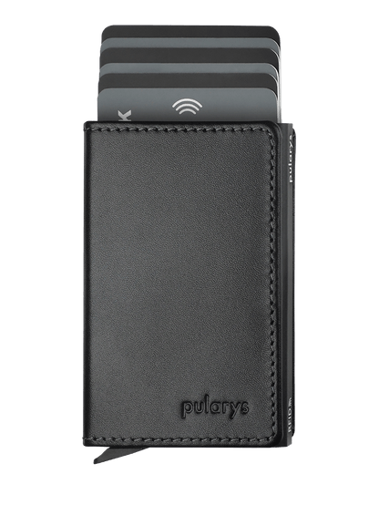 PULARYS YOGA RFID WALLET - ITALIA LEATHER (Holds up to 8 Cards - Gradual Ejection Mechanism)