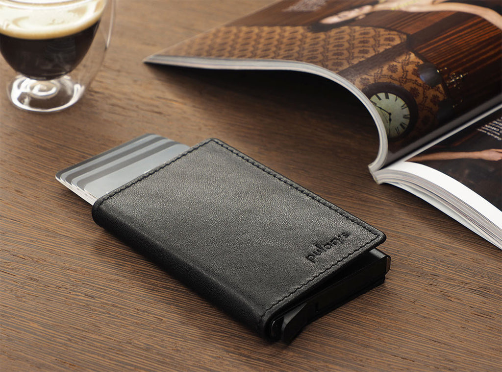 PULARYS YOGA RFID WALLET - ITALIA LEATHER (Holds up to 8 Cards - Gradual Ejection Mechanism)