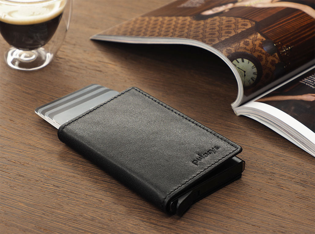 PULARYS YOGA RFID WALLET - ITALIA LEATHER (Holds up to 8 Cards - Gradual Ejection Mechanism)