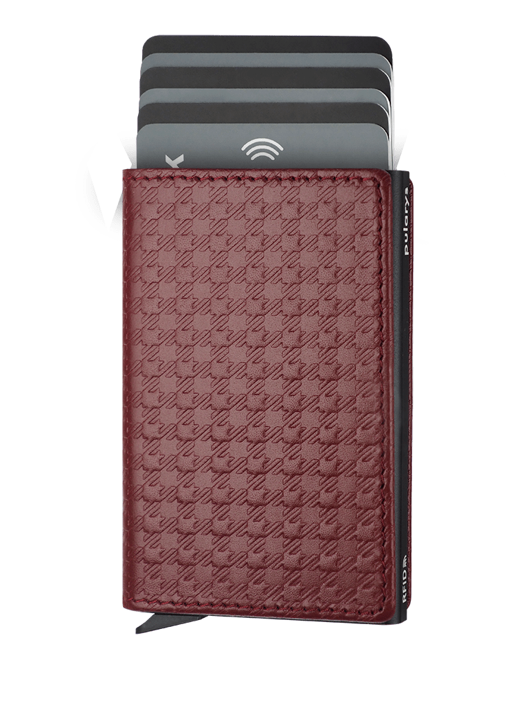 PULARYS YOGA RFID WALLET - RETRO ITALIA LEATHER (Holds up to 8 Cards - Gradual Ejection Mechanism)