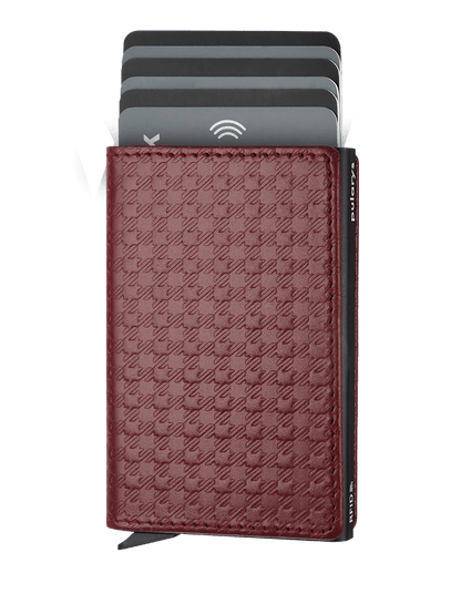 PULARYS YOGA RFID WALLET - RETRO ITALIA LEATHER (Holds up to 8 Cards - Gradual Ejection Mechanism)